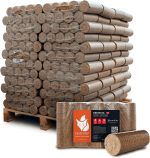 HEIZFUXX Nestro XL Hartholz-Briketts – 960 kg Palette (96 x 10 kg Packungen) – Premium-Brennstoff für Kamin, Ofen & Heizkessel – Hoher Energiegehalt