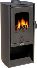 DanDiBo Polar Kaminofen – 6,4 kW – Freistehender Holzofen mit Sichtfenster & Holzfach – Energieeffizienzklasse A – Zertifizierte Qualität - Image 2