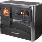 ABC Concept 2 Air Kaminofen – 11,6 kW – Multifunktionaler Holzofen mit Backfach & Kochplatte – Energieeffizienzklasse A – Robuste Edelstahl-Brennkammer – Autarkes Heizen & Kochen