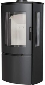 KRATKI AB Stahl-Kaminofen – 8 kW, Modernes zylindrisches Design, Energieeffizienzklasse A - Image 3