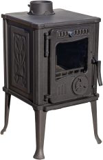 Guca Iskra Kaminofen – 6 kW – Massiver Guss-Ofen im Antik-Design – Energieeffizienzklasse A+ – 85,6 % Wirkungsgrad – Für Holz & Briketts - Image 2