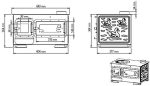 ECOfoxx „Rosalie“ Outdoor-Küchenherd – Mobiler Holzofen für Garten & Camping – Mit Backfach & Kochplatte – Kompakt & Transportabel – Robustes Emaille-Design - Image 6