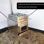 WILLOWYBE Tragbares Outdoor-Sauna-Set – Faltbares Saunazelt mit hocheffizientem Holzofen - Image 9