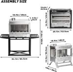 POMOLY Dweller Ultra 3 Edelstahl-Zeltofen – Tragbarer Camping-Heizofen mit Lagerungssockel - Image 2