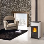 La Nordica „Tea“ Kaminofen – 6,6 kW – Moderner Design-Kamin in Weiß – Hochwertige Emaillierung – Energieeffizienzklasse A+ – Fortschrittliche Verbrennungstechnik – Kompakt & Elegant - Image 2
