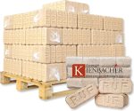 500 kg RUF Hartholz-Briketts – Premium Holzbriketts für Kamin & Ofen – Nachhaltig aus Buche, Eiche, Esche, Hainbuche & Birke – 50 x 10 kg Säcke auf Palette