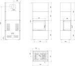 KRATKI Simple Box Kamin – 8 kW – Moderner Eck-Kaminbausatz – Weißes Stahldesign – 2-seitige Panoramascheibe – Energieeffizienzklasse A – Schnelle Montage - Image 6