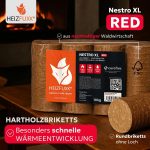 HEIZFUXX Nestro XL Hartholz-Briketts – 960 kg Palette (96 x 10 kg Packungen) – Premium-Brennstoff für Kamin, Ofen & Heizkessel – Hoher Energiegehalt - Image 2