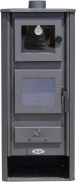 DanDiBo Ambasador Kaminofen – 12,1 kW – Mit Backfach – Freistehender Holzofen für Heizung & Kulinarik – Energieeffizienzklasse A – Zertifizierte Qualität - Image 3