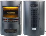 Carlo Milano „Mojave“ (NX8201) Elektro-Kamin – 2000 W – Realistischer 3D-Flammeneffekt – Mit Thermostat & 2 Heizstufen – Modernes rundes Design – Sicher & Sauber - Image 3