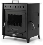 Prensa Vesubio 2 Kaminofen – 14,3 kW – Kraftvoller Werkstatt- & Küchenofen mit Backfach – Energieeffizienzklasse A – Robuste Stahl-Konstruktion – Inkl. Seitenlade-Tür - Image 2