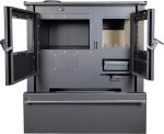 Nana IF „Verso CS Plus“ Küchenherd – 7,7 kW – Freistehender Kaminofen mit Backfach & Kochplatte – Energieeffizienzklasse A+ – Umweltfreundlich (EcoDesign 2022) – Modernes Design in Schwarz - Image 3