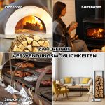 Neandertaler Feuer Premium Eichen-Brennholz 25 cm – 2 RM kammergetrocknet auf Palette (ca. 1000 kg) – Ofenfertig für Kamin, Pizzaofen, Grill & Smoker - Image 5