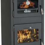 DanDiBo Ever 2 Kaminofen – 7,85 kW – Mit Backfach & Kochplatte – Energieeffizienzklasse A+ – Autarke Heiz- & Kochlösung – Hocheffizient