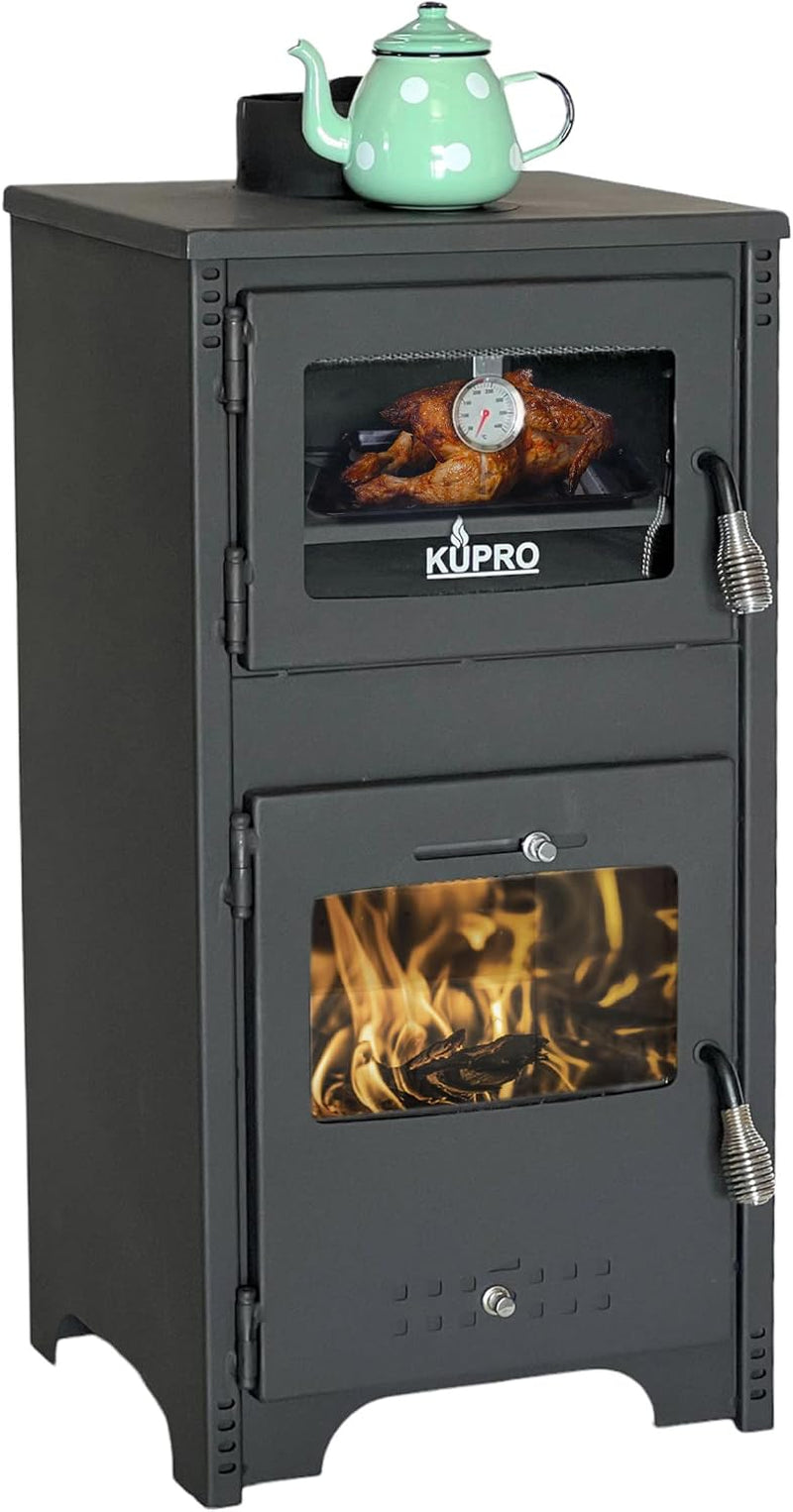 af13d4e1eccb977c93c46e93cd6ec919.jpg DanDiBo Ever 2 Kaminofen – 7,85 kW – Mit Backfach & Kochplatte – Energieeffizienzklasse A+ – Autarke Heiz- & Kochlösung – Hocheffizient – Bild 1