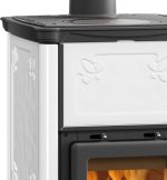 La Nordica Emiliana freistehender Kaminofen – 6,5 kW, weiße Majolika - Image 3