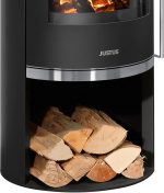 Justus Faro 2.0 Holz- & Kohleofen – 6 kW, Speckstein-Abdeckplatte, Modernes, freistehendes Design - Image 3
