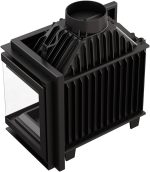 KRATKI Simple 8kW Eck-Kamineinsatz – Moderner Kamin mit beidseitiger Verglasung (BS) – Energieeffizienzklasse A – EcoDesign-konform – Hocheffiziente Verbrennung für offene Wohnkonzepte - Image 8