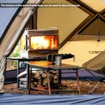 POMOLY Dweller Ultra 3 Edelstahl-Zeltofen – Tragbarer Camping-Heizofen mit Lagerungssockel - Image 7