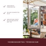 Kaiser 50 Elektro-Räucherofen – 85 cm – Robuster Edelstahl-Räucherofen aus EU-Fertigung – Portabel & Kompakt – Ideal für Balkon & Camping – Inklusive umfangreichem Starter-Set - Image 6