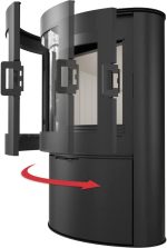 Kratki AB 2 (KOZA/AB/S/2) Kaminofen – 10 kW – Modernes ovales Design – Schwarz – Mit TERMOTEC-Speicher – Externe Luftzufuhr – Hocheffizient - Image 4