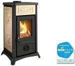 La Nordica Gemma Elegance Kaminofen – 6 kW, weiße Majolika-Keramik, hohe Effizienz - Image 4