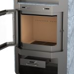 Thermia Bali Max Freistehender Kaminofen – Naturstein Grau, 8,5 kW - Image 4
