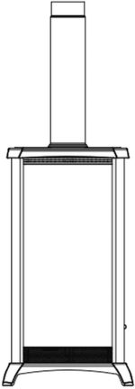 La Nordica Gemma Elegance Kaminofen – 6 kW – Kompakter Design-Kamin mit edler Majolika-Verkleidung – Bordeaux – Hocheffizient & emissionsarm - Image 4
