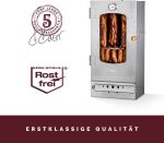 Kaiser 50 Elektro-Räucherofen – 85 cm – Robuster Edelstahl-Räucherofen aus EU-Fertigung – Portabel & Kompakt – Ideal für Balkon & Camping – Inklusive umfangreichem Starter-Set - Image 10