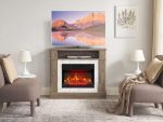 ArtiFlame For Living AF23BS G Elektrokamin – Eiche Grau, 1,8 kW - Image 2