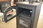 KOMIRO Prity FGR Holzofen & Backofen – 14,5 kW freistehender Herd mit Konstruktion aus legiertem Stahl [Energieklasse A+] - Image 5