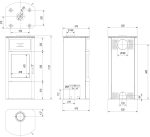 KRATKI Koza Titanium Kaminofen – 11 kW, freistehend aus Stahl - Image 5