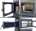 ABC Concept 2 Air Kaminofen – 11,6 kW – Multifunktionaler Holzofen mit Backfach & Kochplatte – Energieeffizienzklasse A – Robuste Edelstahl-Brennkammer – Autarkes Heizen & Kochen - Image 4