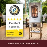 Kaiser 50 Elektro-Räucherofen – 85 cm – Robuster Edelstahl-Räucherofen aus EU-Fertigung – Portabel & Kompakt – Ideal für Balkon & Camping – Inklusive umfangreichem Starter-Set - Image 9