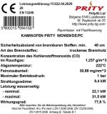 Prity WD W29 Wasserführender Kaminofen – 37 kW Gesamtleistung – Zentralheizungs-Unterstützung – 29 kW wasserseitig – Für bis zu 569 m³ – Energieeffizienzklasse A - Image 4