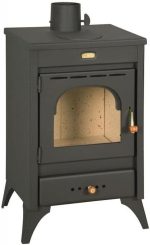 GODINO GROUP Kir freistehender Kaminofen – 9/12 kW, Braun - Image 2
