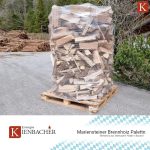 Energie Kienbacher Premium Fichten-Brennholz 33 cm – 1,6 m³ (SRM) Palette – PEFC-zertifiziert, nachhaltig & ofenfertig aus Bayern (Ideal für Kamin, Ofen & Feuerschale) - Image 2
