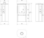KRATKI AB Stahl-Kaminofen – 8 kW, Modernes zylindrisches Design, Energieeffizienzklasse A - Image 5