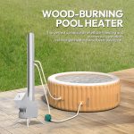 ECOPOOLTECH Pellet-Poolheizer – Effizientes, holzbefeuertes Outdoor-Heizsystem – Mit korrosionsbeständiger Titan-Heizspirale – Ideal für Hot Tubs, Whirlpools & kleine Pools – Inklusive Umwälzpumpe - Image 5