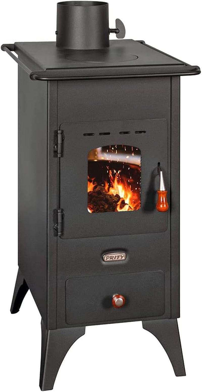 d969bb3d42ac9edc4b1432746d838069.jpg OtoSystem Mini SP Kaminofen – 5,2 kW – Kompakter, freistehender Holzofen – Mit Schamott-Auskleidung & Gussrost – Graphitschwarz - Image 1