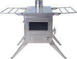 Winnerwell Nomad Medium – Kompakter Camping-Zeltofen aus hochwertigem Edelstahl – Portabler Holzofen für Zelte, Teepees & Yurten – Inklusive 7 kW Heizleistung & Kochfunktion - Image 3