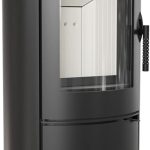 Kratki Koza AB freistehender Stahl-Kaminofen – 8 kW, Zylinder-Design, Energieeffizienzklasse A