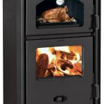 KOMIRO Prity FGR Holzofen & Backofen – 14,5 kW freistehender Herd mit Konstruktion aus legiertem Stahl [Energieklasse A+]