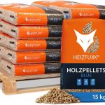 HEIZFUXX Premium Holzpellets (Blau) – 300 kg Palette (20 x 15 kg Säcke) – 6 mm Weichholz-Pellets, ENplus A1 zertifiziert, hoher Heizwert & aschearm