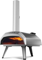 Ooni Karu 12 Multi-Fuel Pizzaofen – Mobiler Outdoor-Ofen für Holz, Holzkohle & Gas – 500°C in 20 Minuten – Authentische Pizza in 60 Sekunden – Leicht & Transportabel