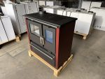 Verso CS Plus Inox Kaminofen – 7,7 kW – Küchenherd mit Backfach – Bordeaux Rot – Energieeffizienzklasse A+ – Hoher Wirkungsgrad – Autarkes Heizen & Kochen - Image 5