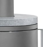 Justus Faro 2.0 Kaminofen – 6 kW – Eleganter Rundofen mit Speckstein-Akzenten – 24h Dauerbetrieb – Integriertes Holzfach – Für Räume bis 124 m³ – Zertifizierte Sicherheit - Image 2