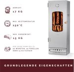 KAISER '100' Traditioneller Edelstahl-Räucherofen – Handgefertigte Räucherkammer für den Außenbereich - Image 2