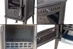 Guca Iskra Kaminofen – 6 kW – Massiver Guss-Ofen im Antik-Design – Energieeffizienzklasse A+ – 85,6 % Wirkungsgrad – Für Holz & Briketts - Image 4