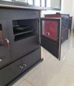 Prometey Practik Lux Holzofen – 9,5 kW – Mit Backofen & Kochfeld – Beige & Schwarz – Effiziente Heizlösung für Haus & Werkstatt - Image 4